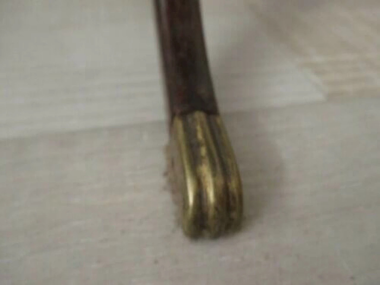 English mahogany coffee table with onyx top, 1950s 1329840