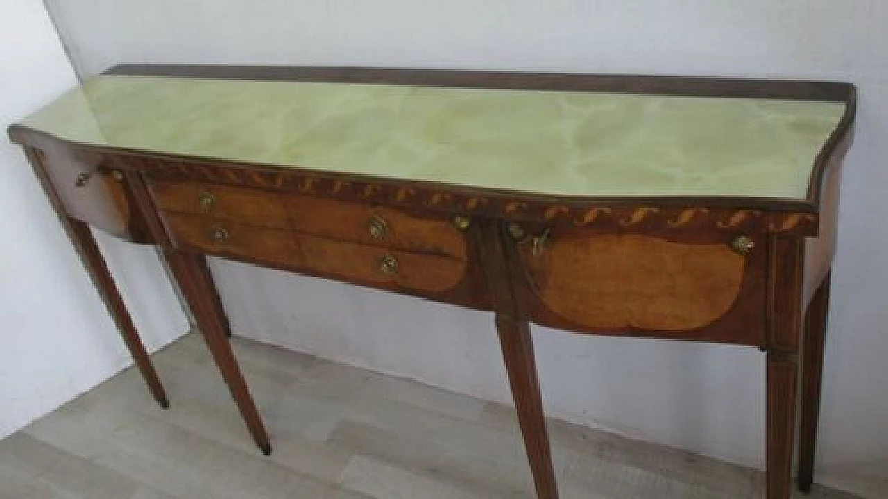 Walnut sideboard with mirror, 1950s 1329867