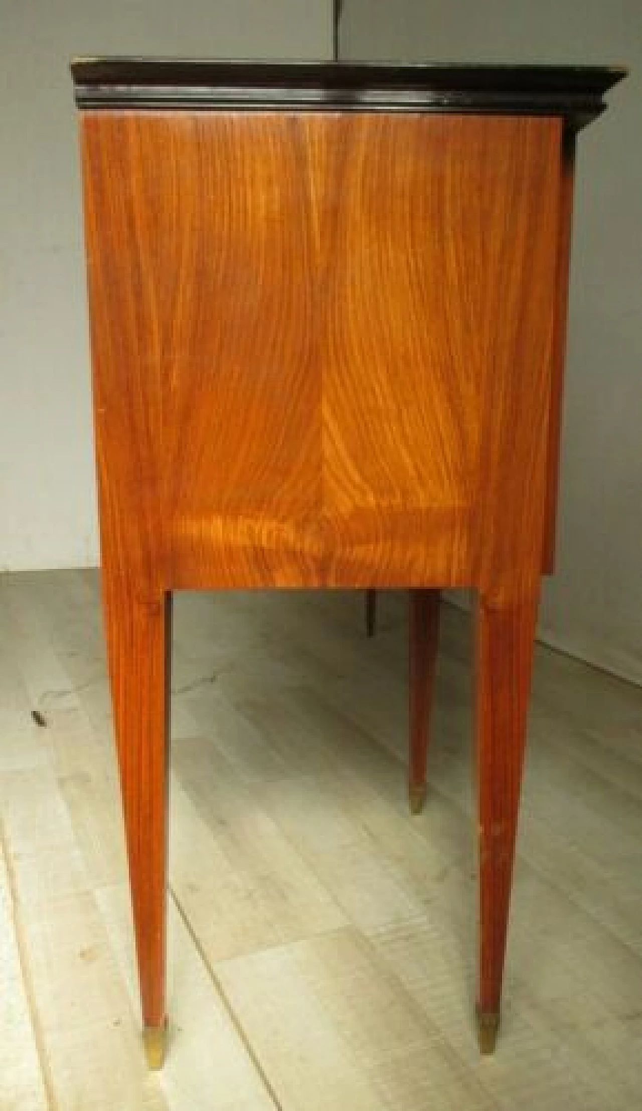Rosewood sideboard with glass top, 1960s 1329883