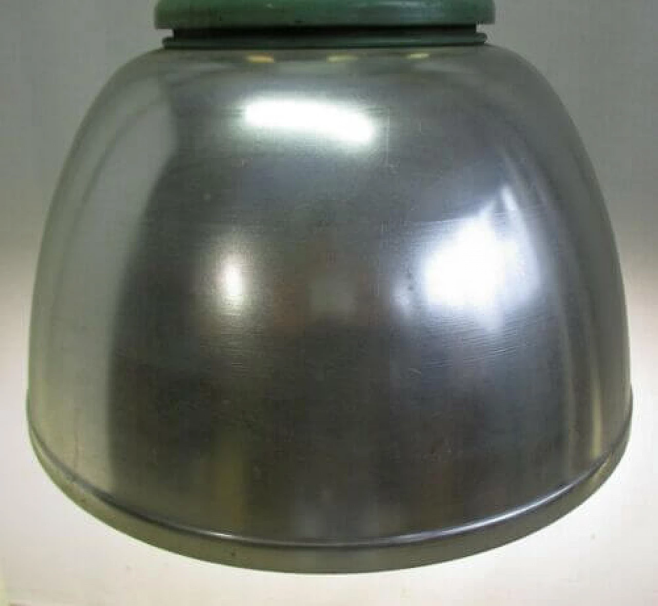 Lampada a sospensione in alluminio, anni '70 1329903