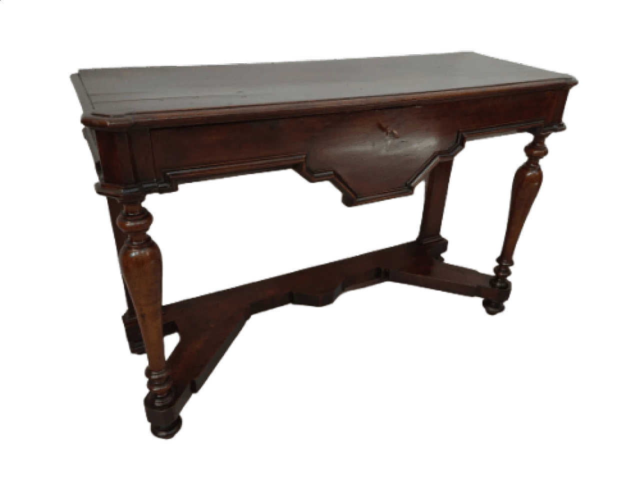 Umbertine walnut console table, late 19th century 1330831