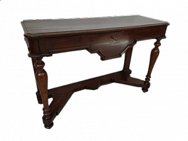 Umbertine walnut console table, late 19th century