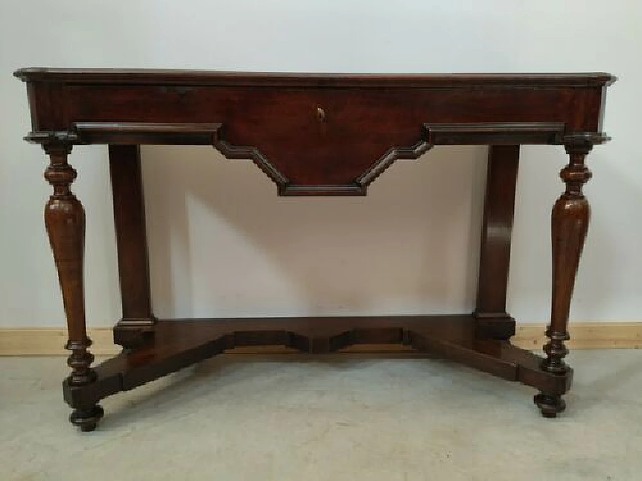 Umbertine walnut console table, late 19th century 1330832
