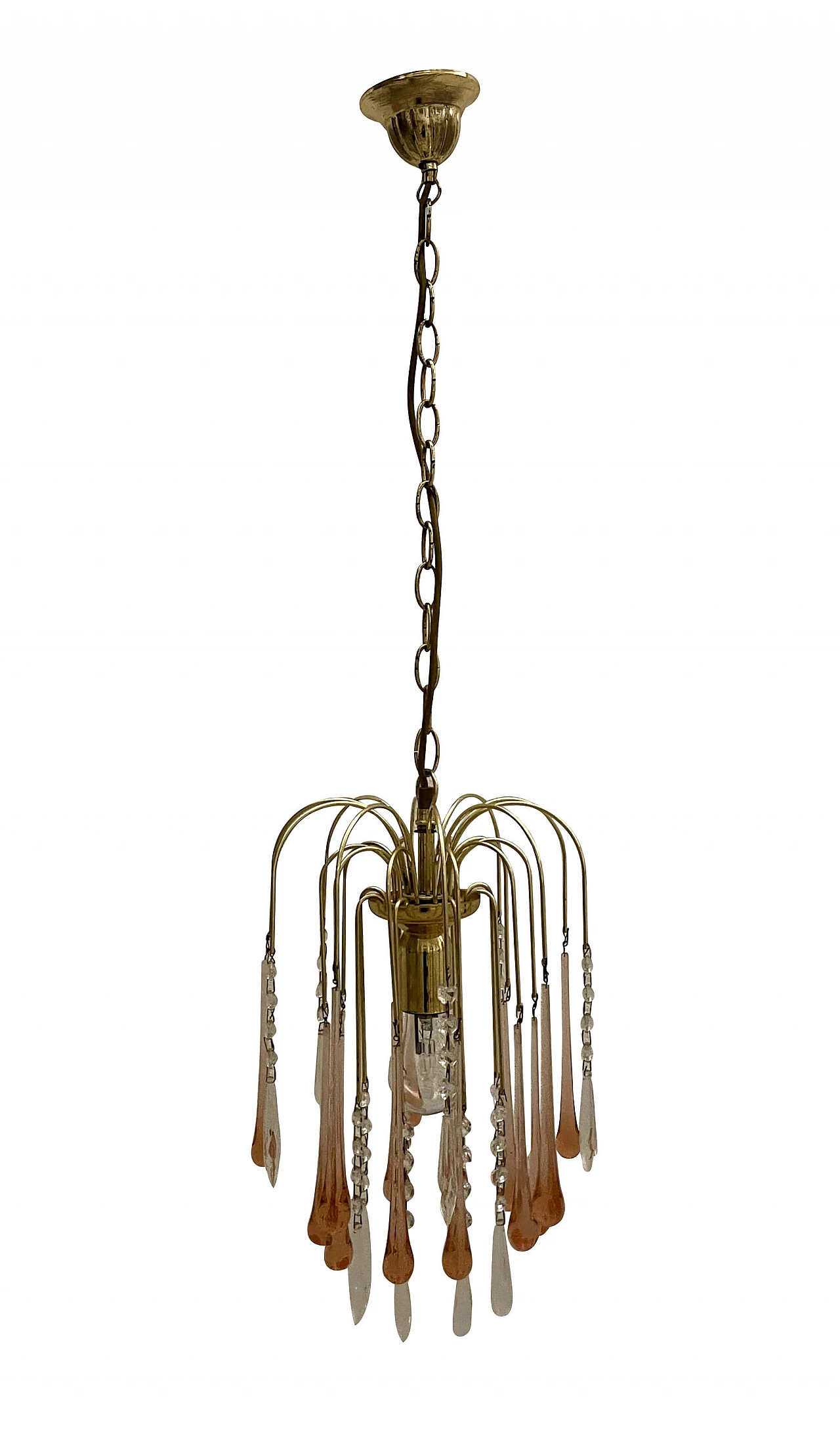 Suspension chandelier by Paolo Venini for Eurolux, 1970s 1331417
