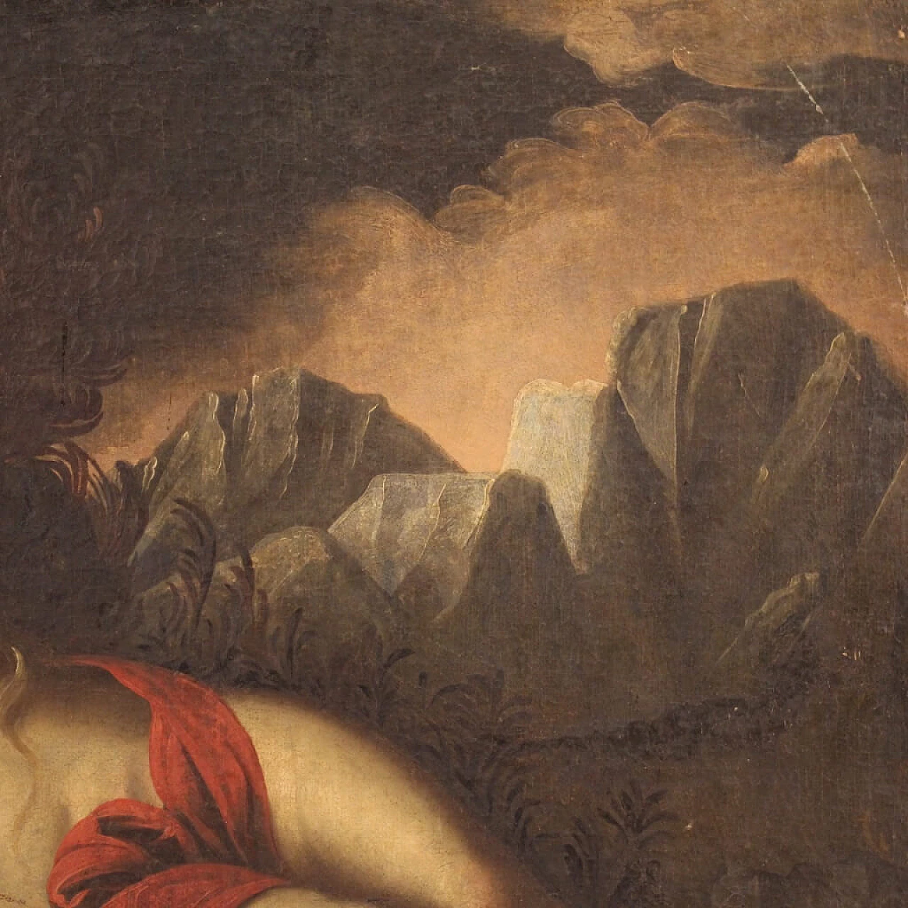 Maria Maddalena, dipinto francese ad olio su tela, '600 1331571