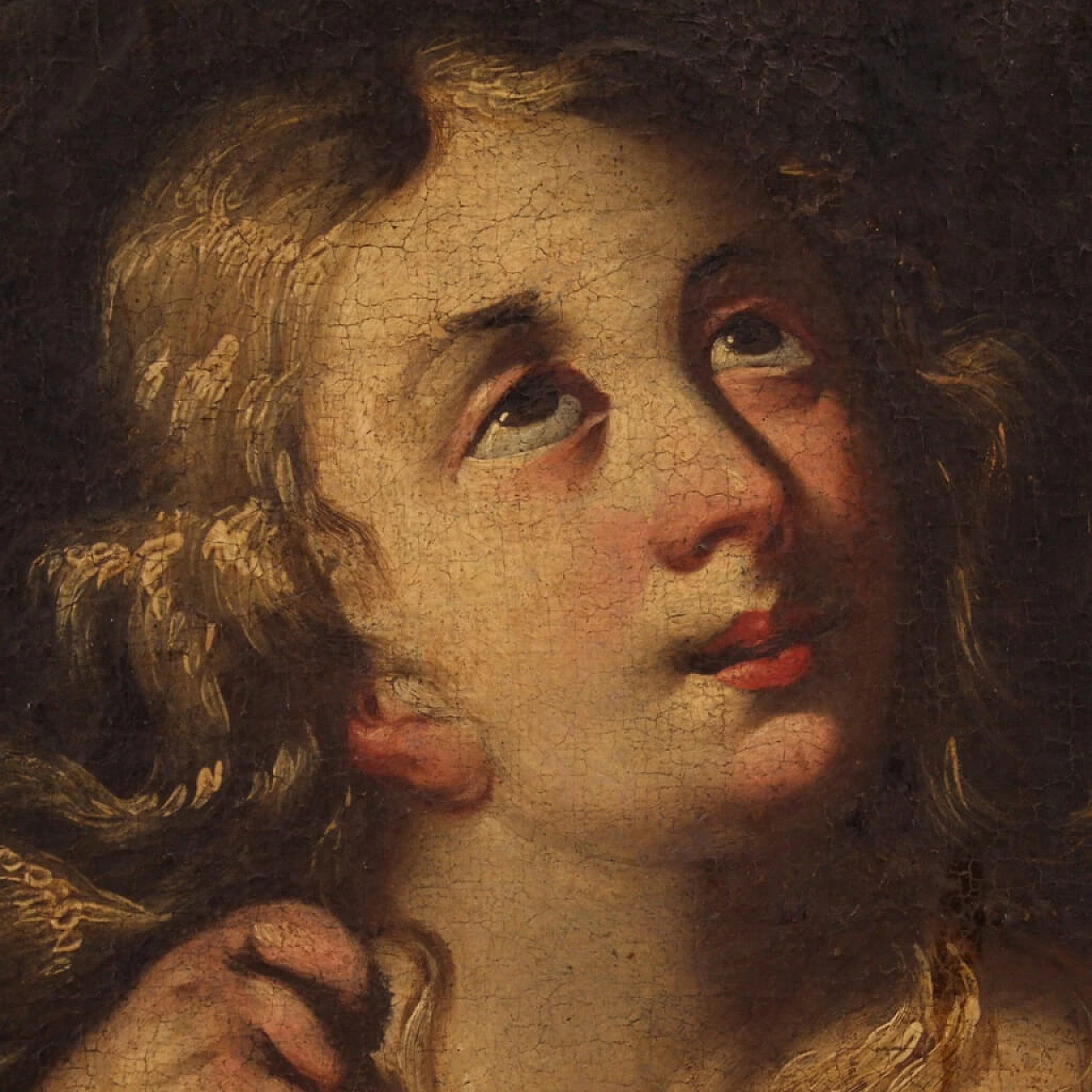 Maria Maddalena, dipinto francese ad olio su tela, '600 1331576