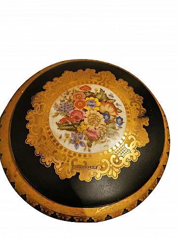 Portagioie in ceramica dipinto a mano, anni '40