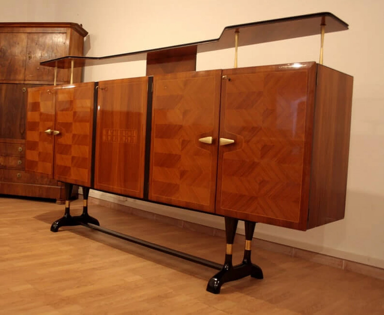 Vittorio Dassi's bar cabinet of Cecchini manufacture, 1950s 1332028