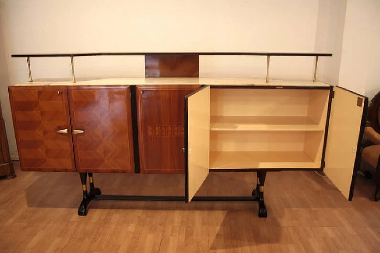 Credenza mobile bar di Vittorio Dassi di produzione Cecchini, anni '50 1332032