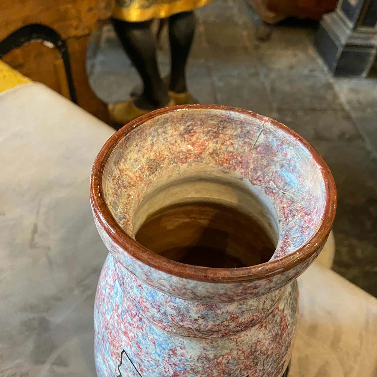 Art Deco vase in ceramic by Bitossi, 30s 1333038