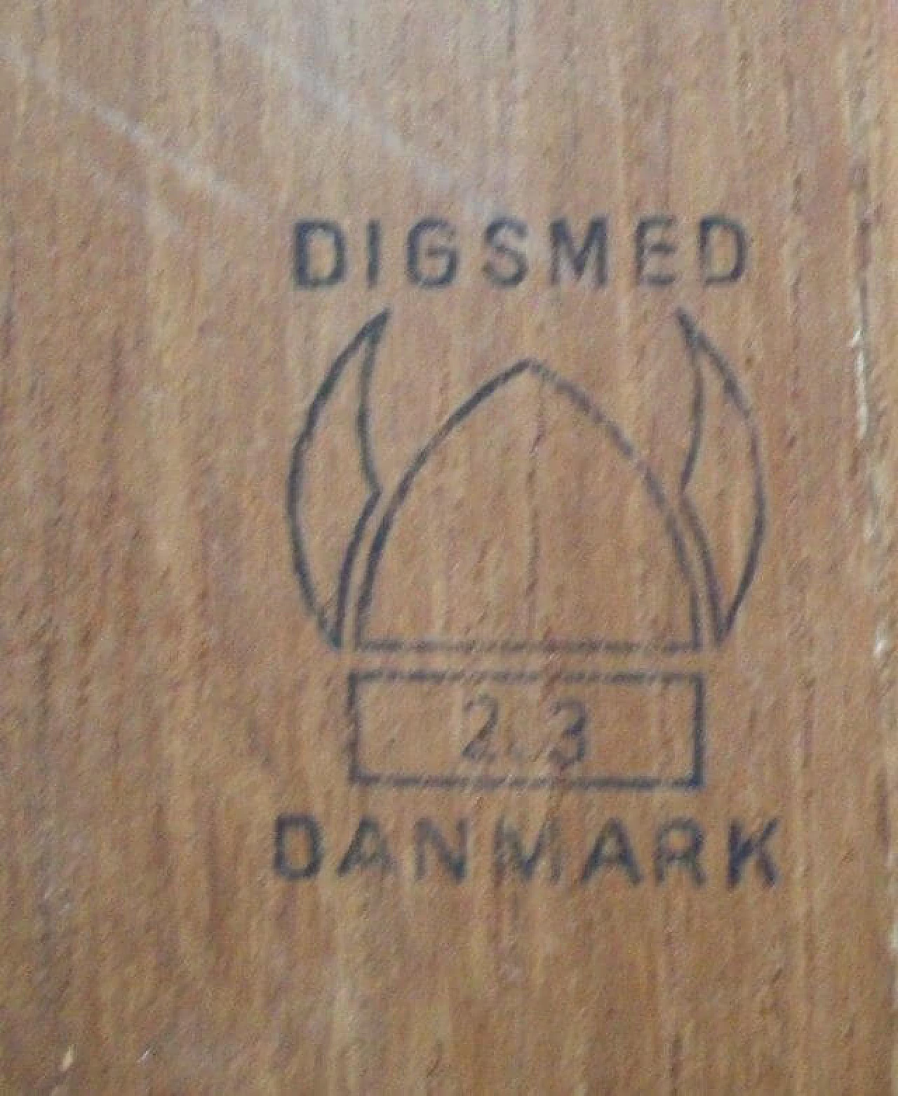 Swivel wall spice rack in teak and glass by Digsmed, 60s 1333087