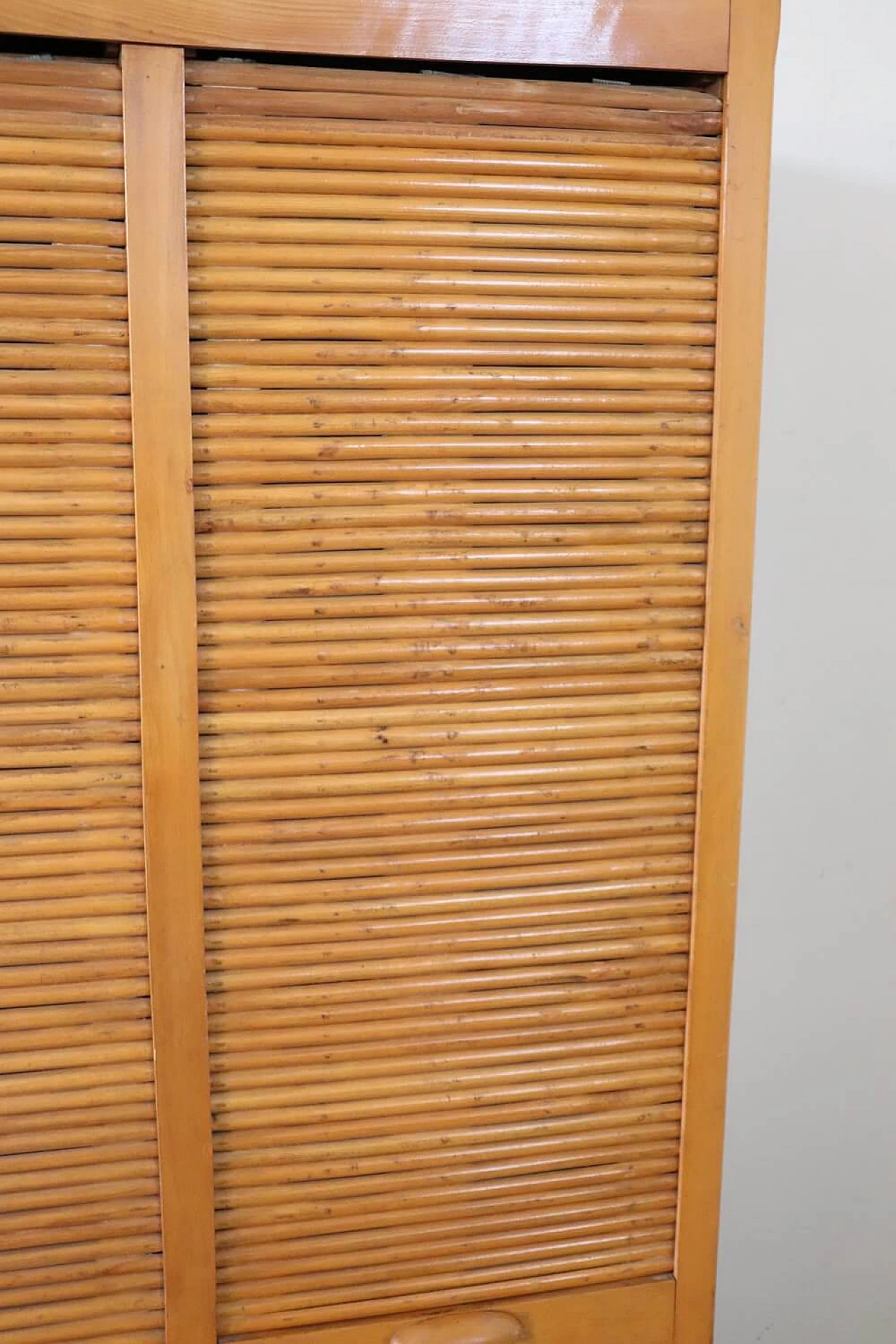 Large beech shutter cabinet, 1940s 1334019