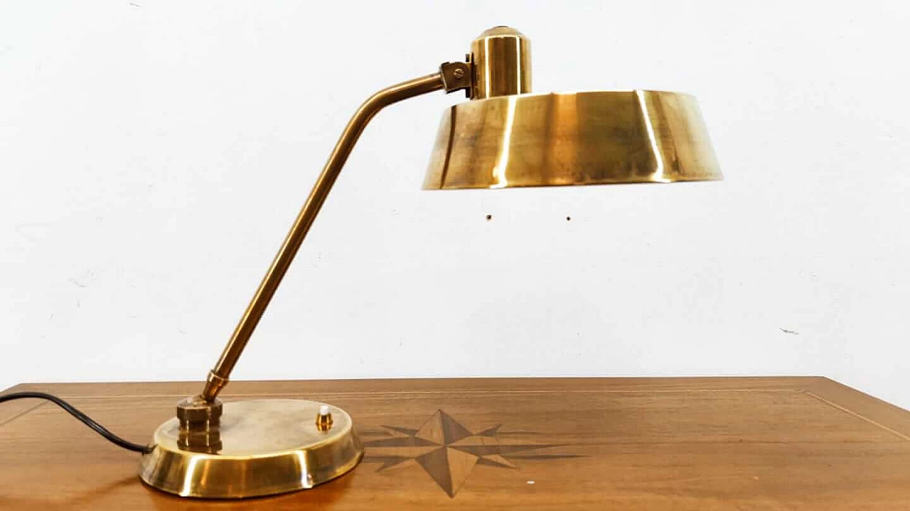 Brass table lamp, 60s 1334051
