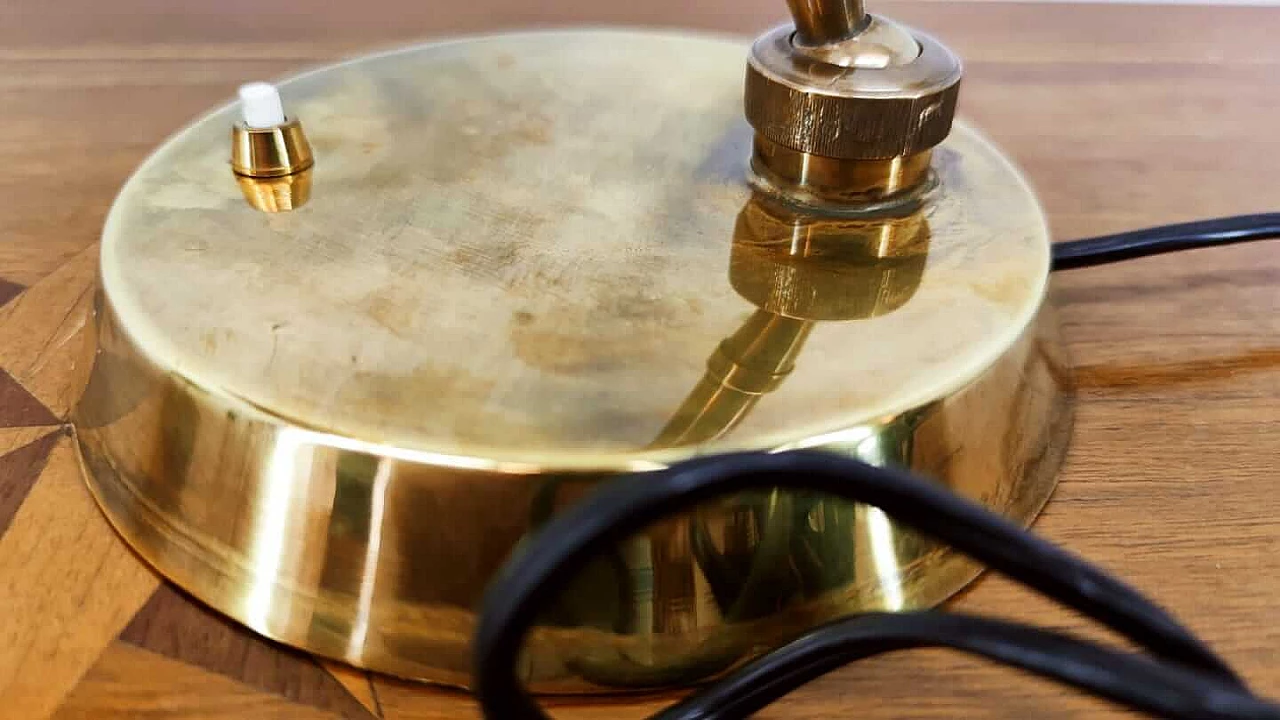 Brass table lamp, 60s 1334052