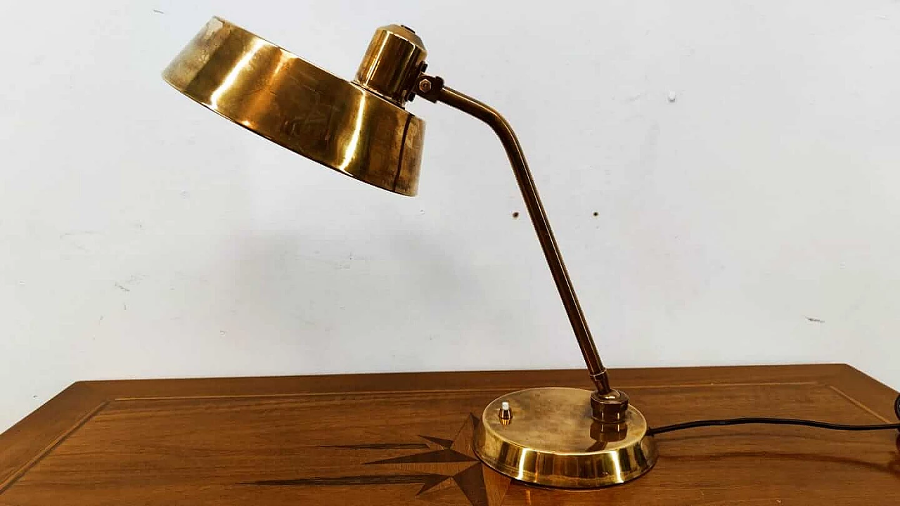 Brass table lamp, 60s 1334054