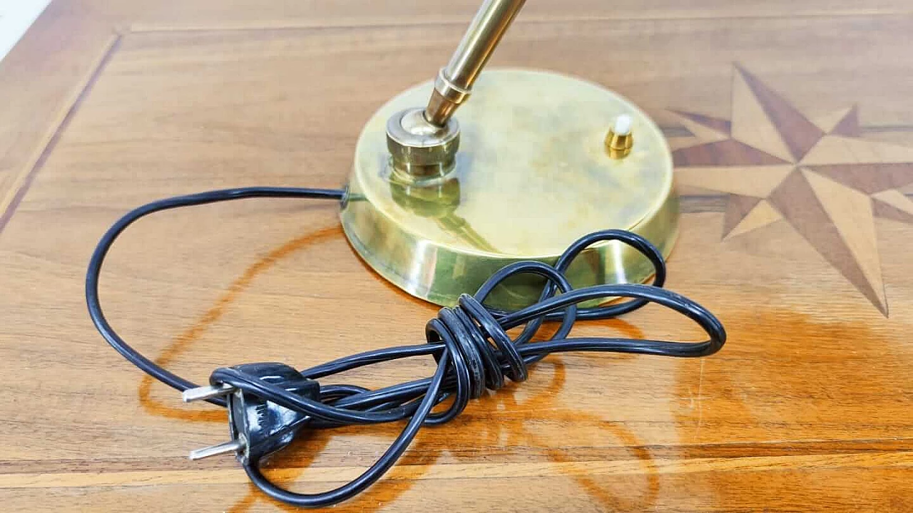 Brass table lamp, 60s 1334056