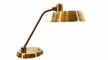 Lampada da tavolo in ottone, anni '60