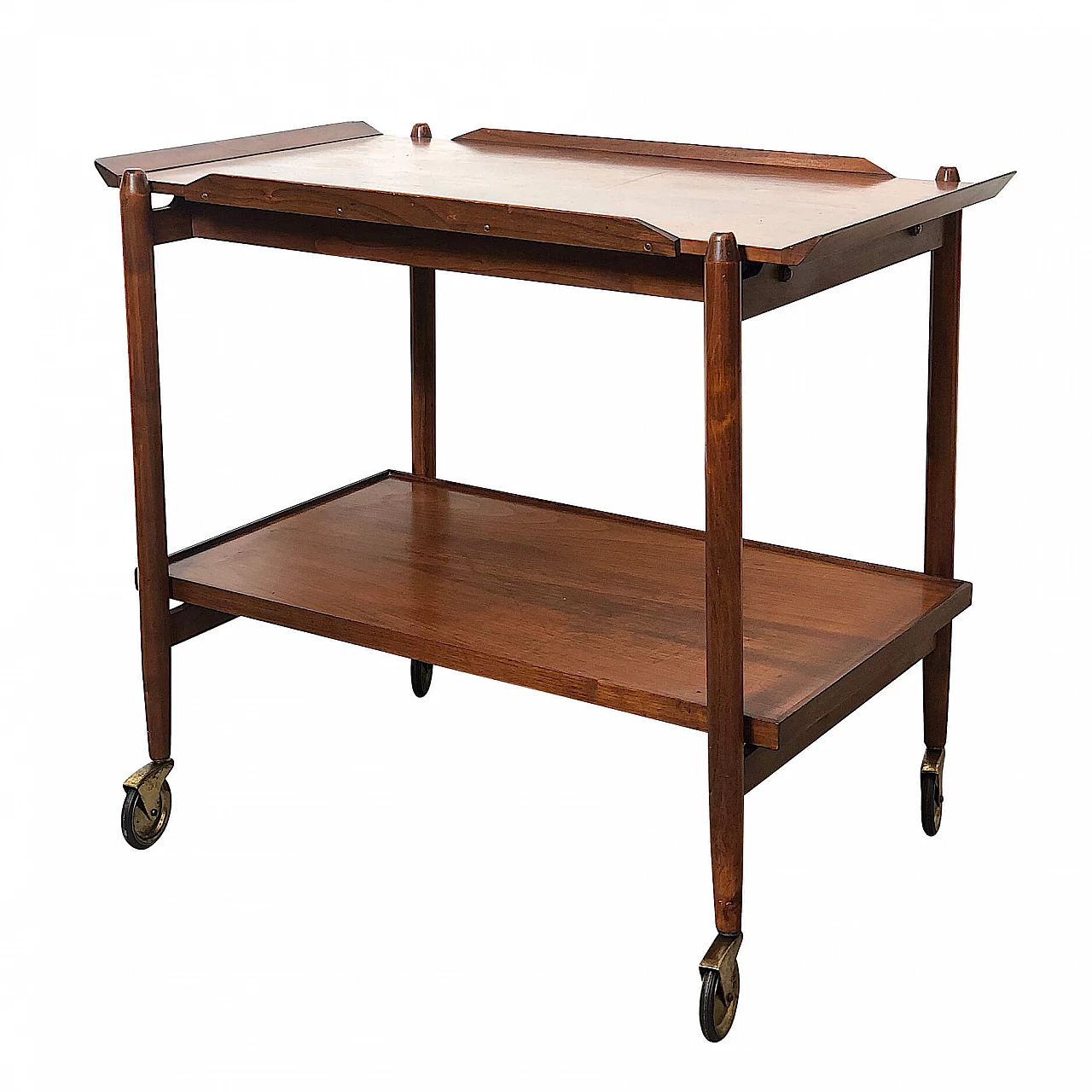 Food trolley in teak wood, 60s 1334750