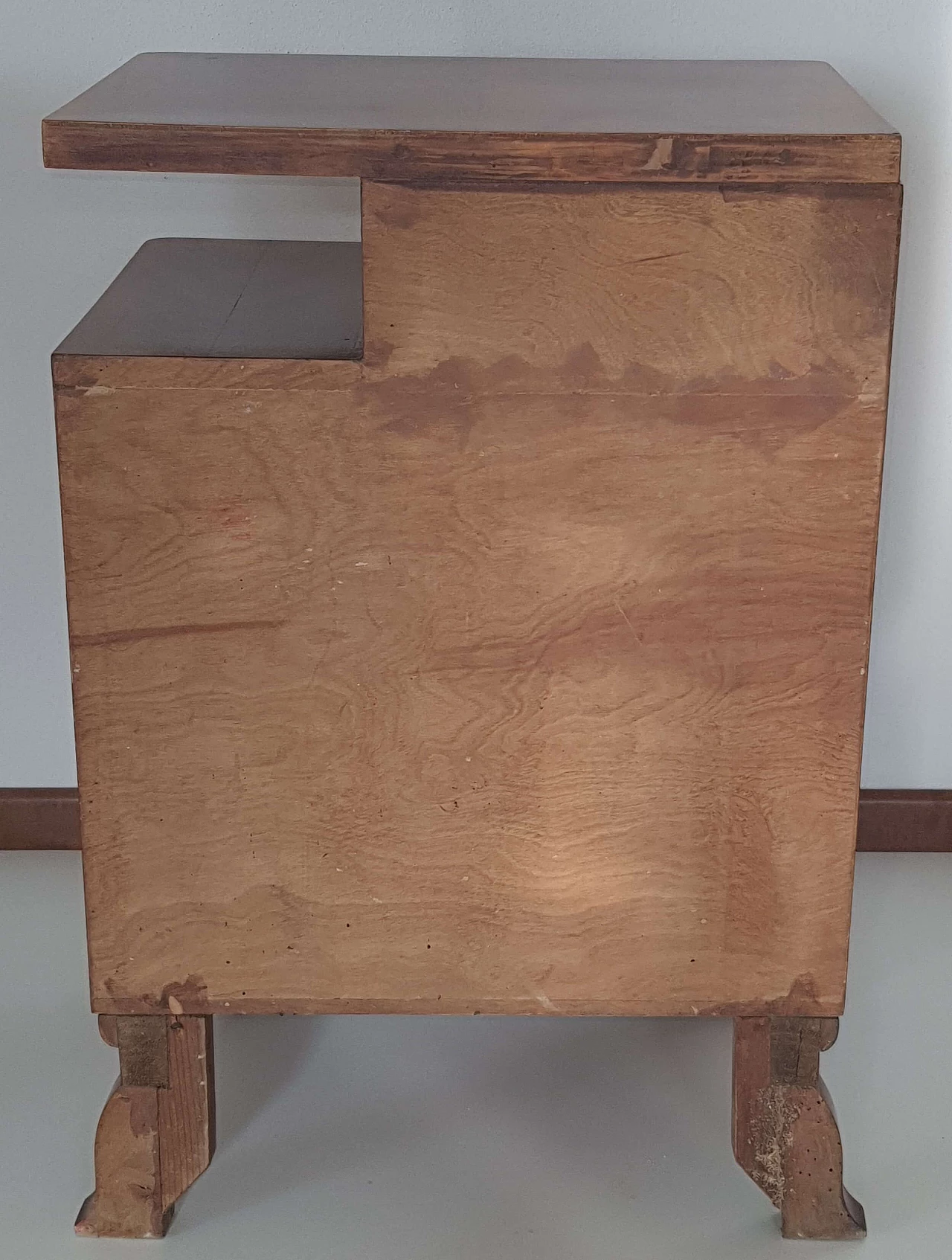 Pair of Art Deco nightstands in zebrano, 1930s 1334770