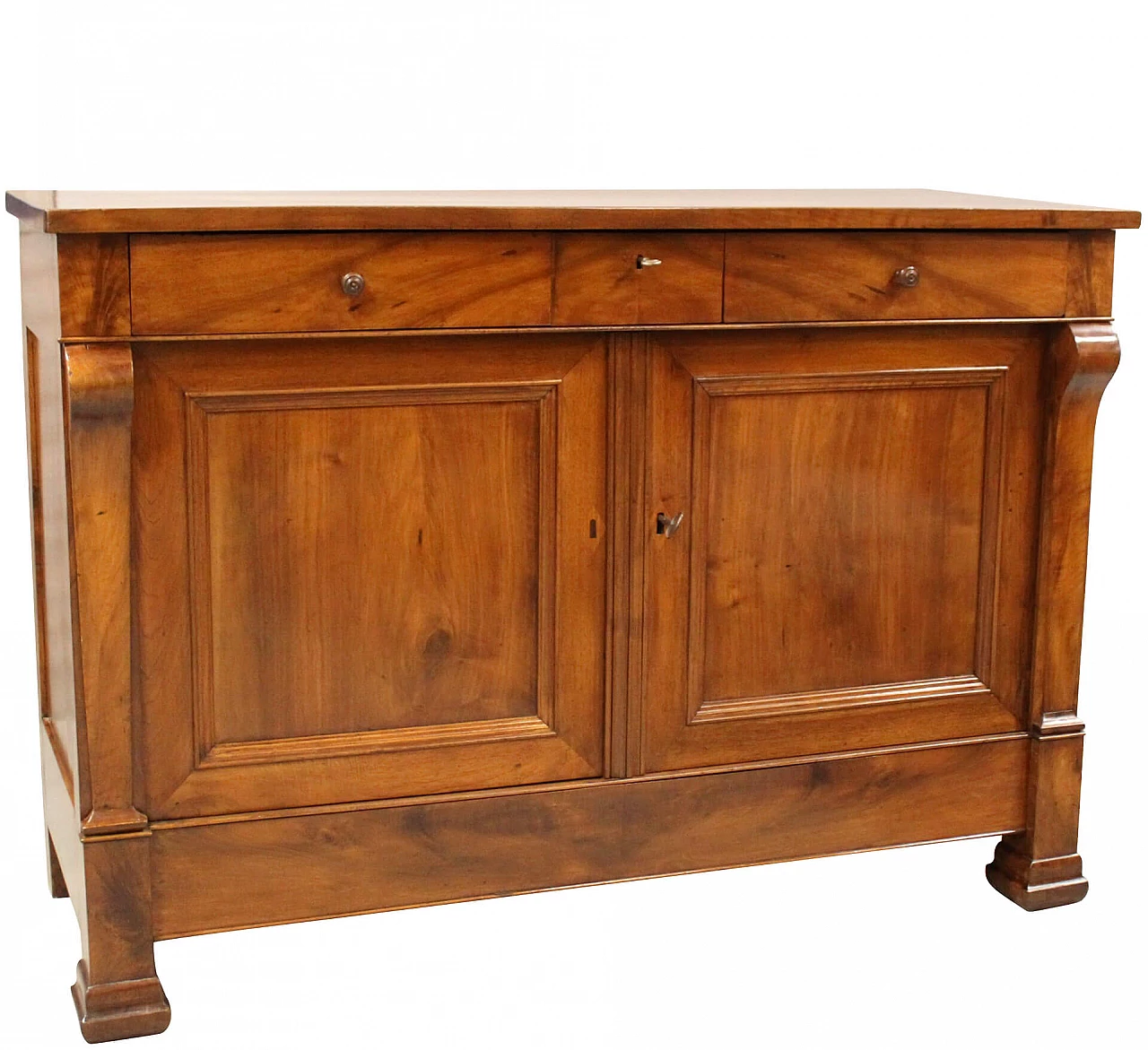 Empire sideboard in solid walnut, 19th century 1337078