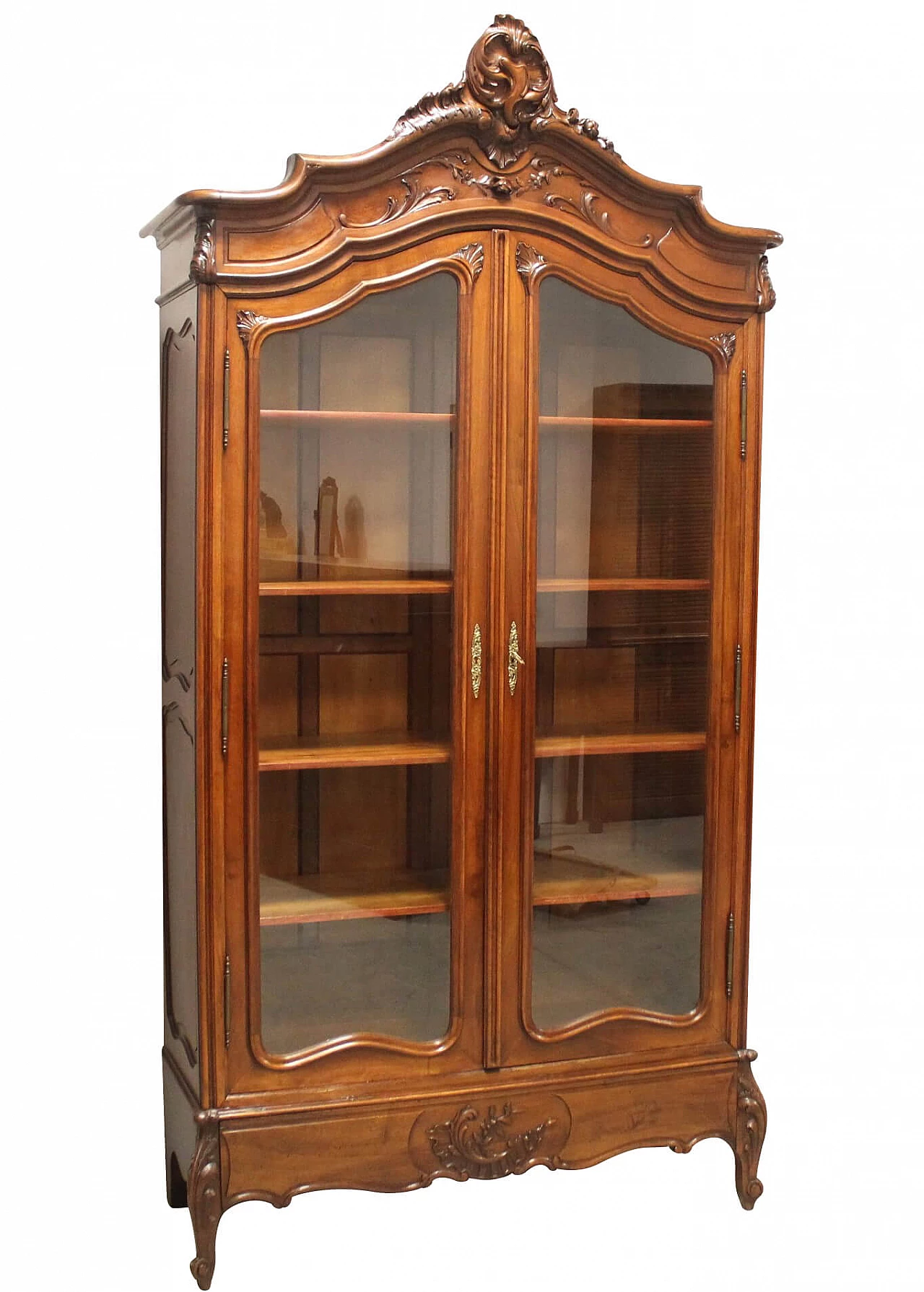 Vetrina in noce massello, '800 1337761