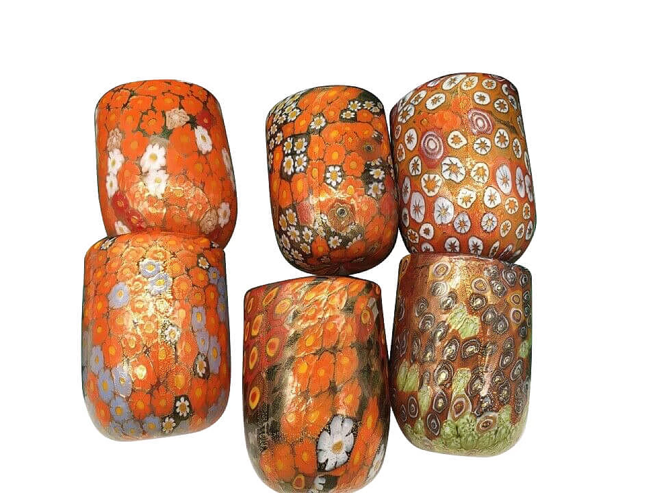 6 Goti o bicchieri in vetro di Murano, 2021 1337923