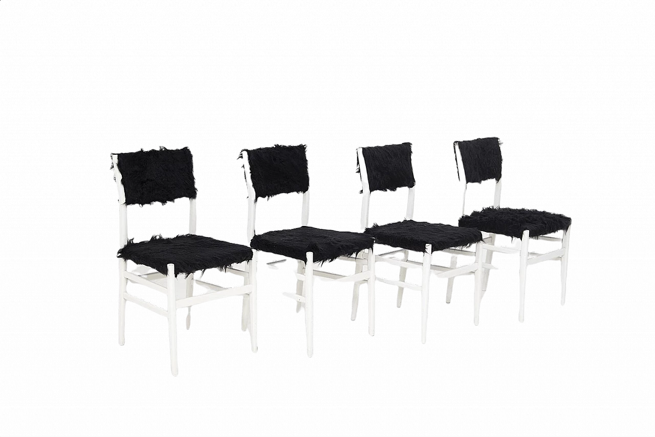 4 Leggera chairs by Gio Ponti, 50s 1337938