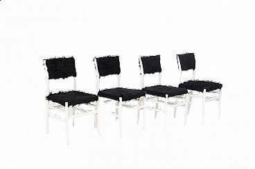 4 Leggera chairs by Gio Ponti, 50s