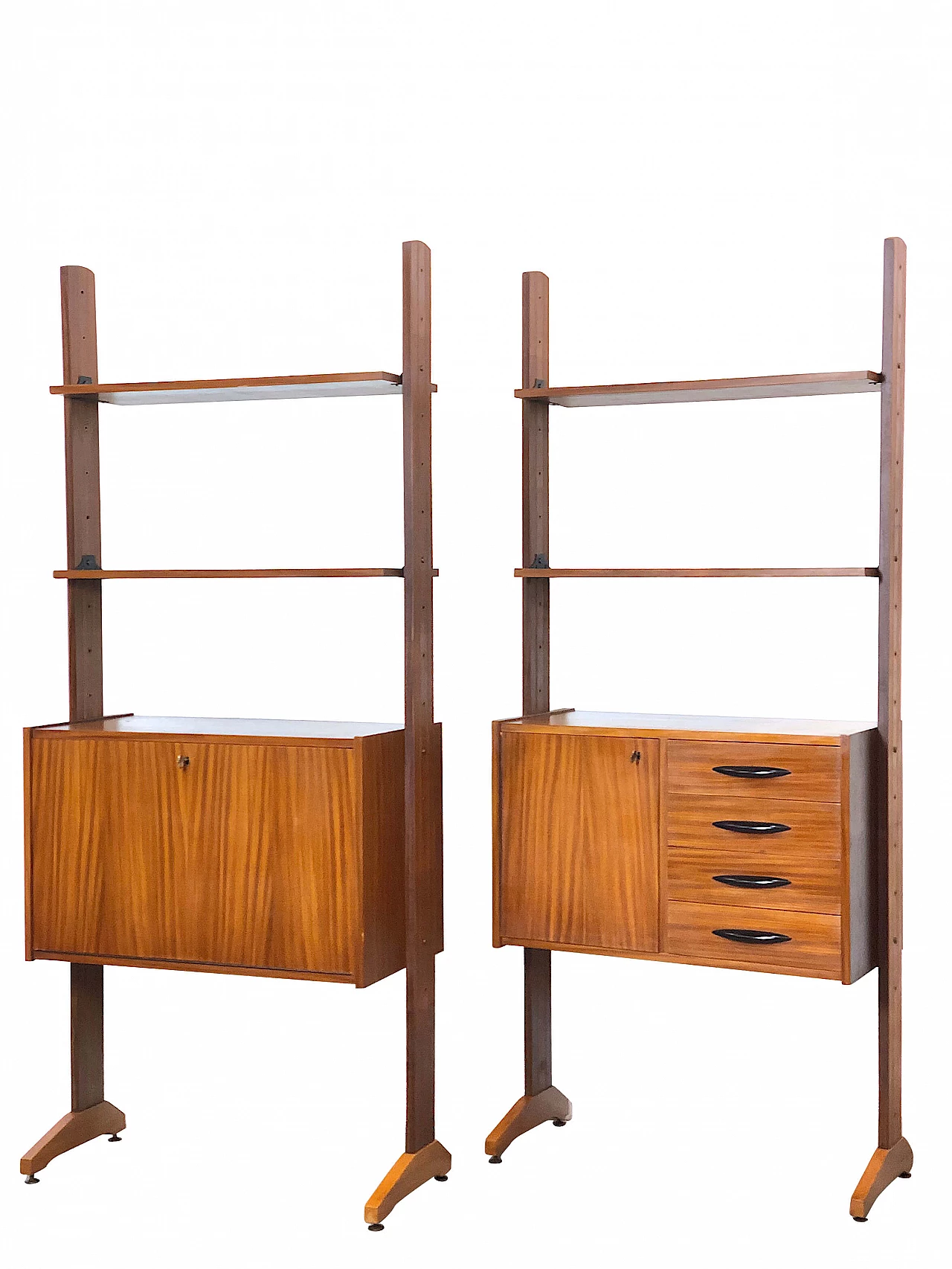 Coppia di librerie scandinave, anni '60 1338748