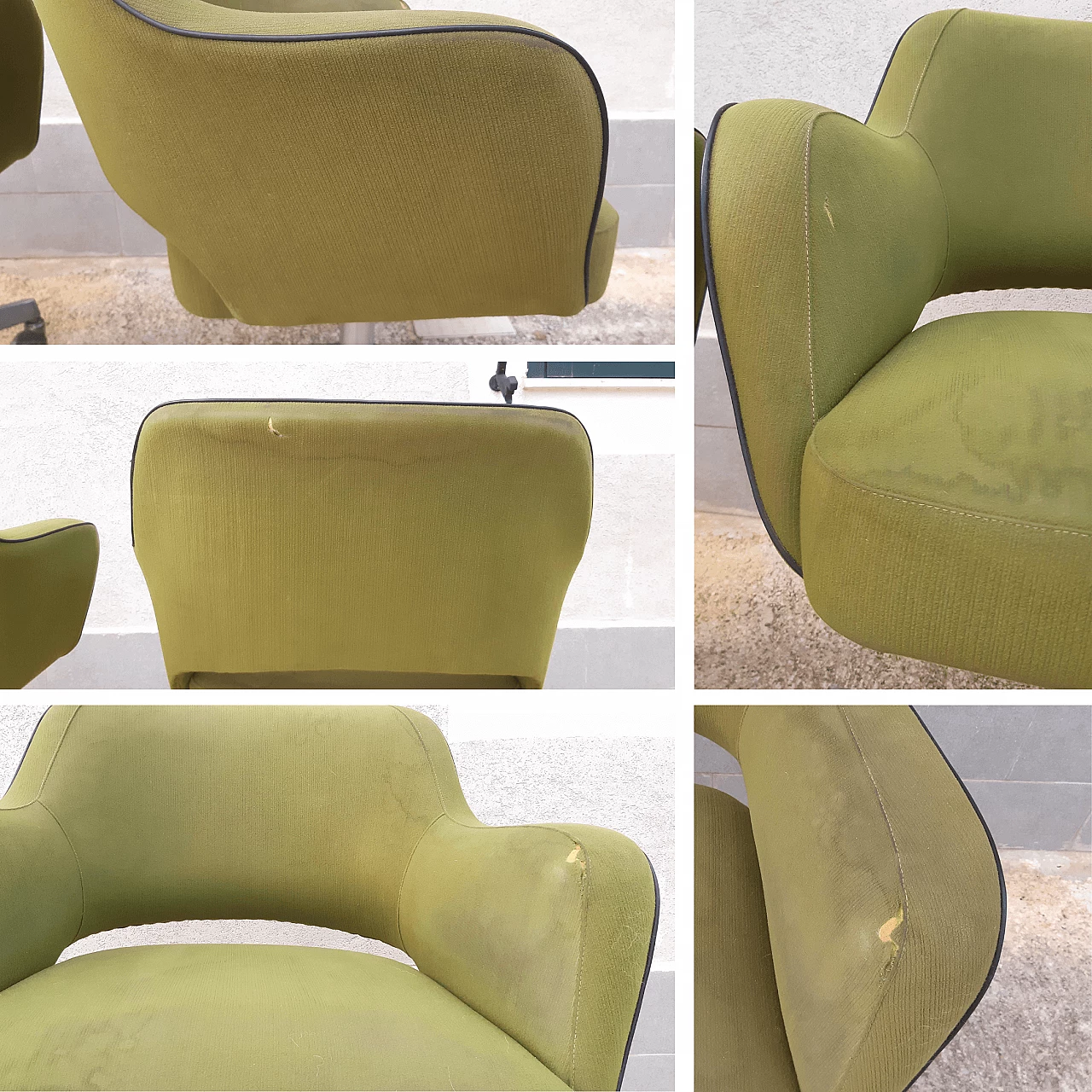 Swivel armchair by Mobiltecnica, 60s, 4 available 1339809