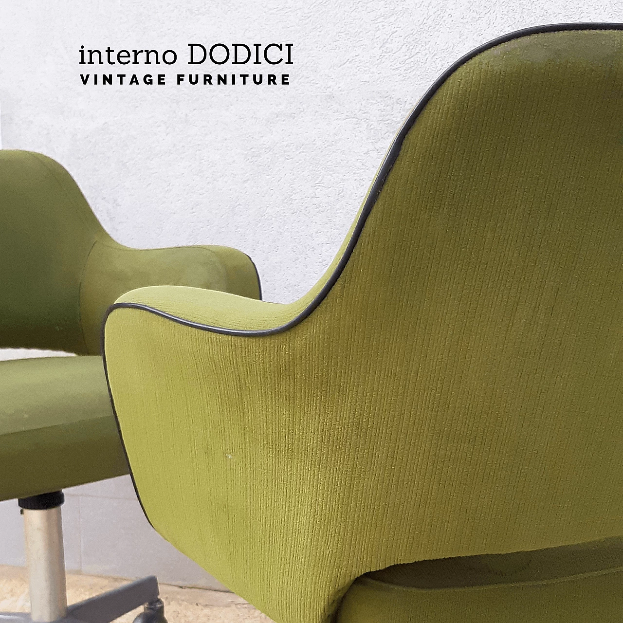 Swivel armchair by Mobiltecnica, 60s, 4 available 1339812