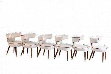Set of 6 chairs 538 by Gio Ponti and Nino Zoncada for Cassina, 50s