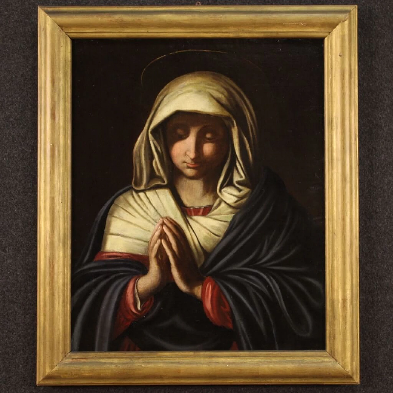 Da Sassoferrato, Madonna in preghiera, olio su tela, fine '600 1341049