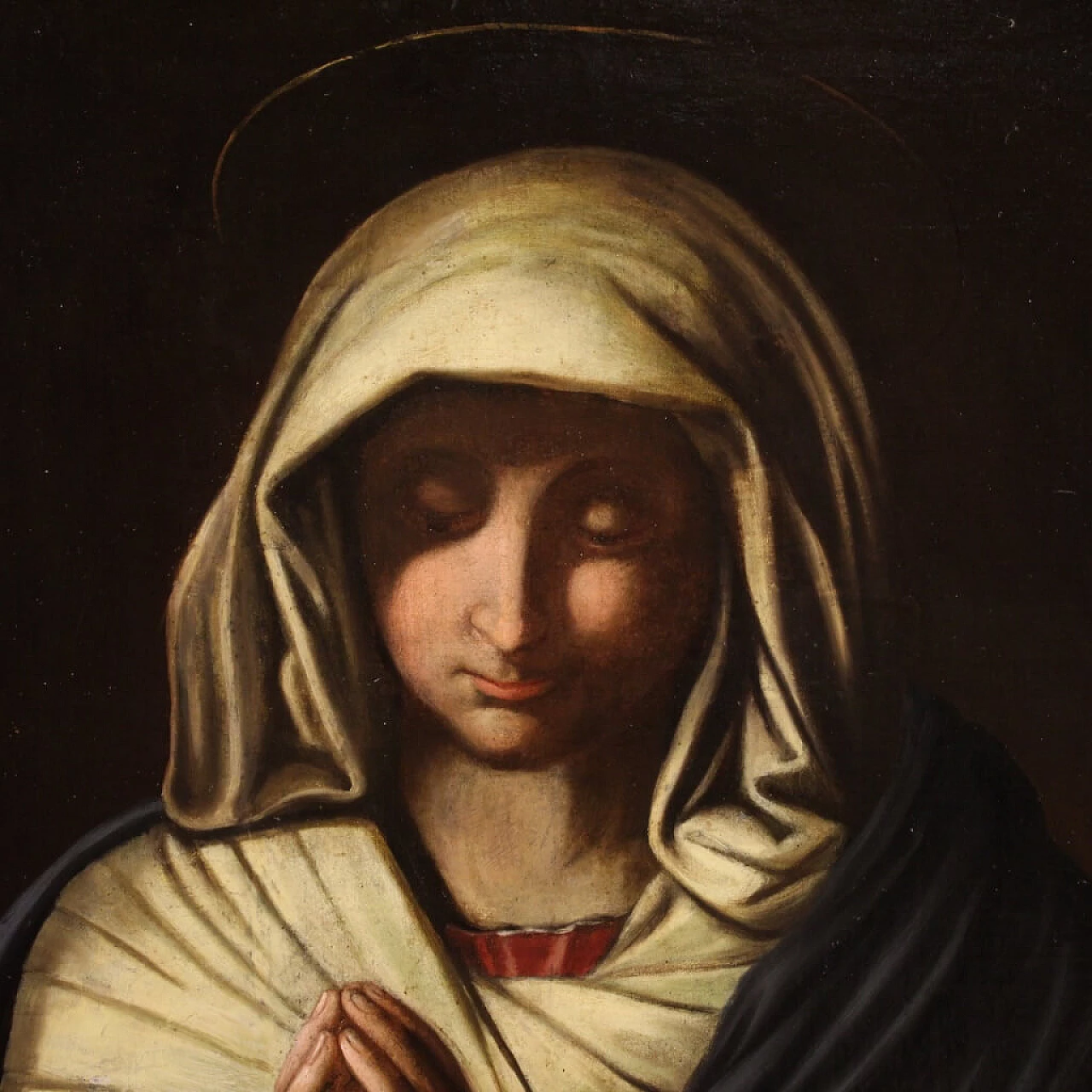 Da Sassoferrato, Madonna in preghiera, olio su tela, fine '600 1341050