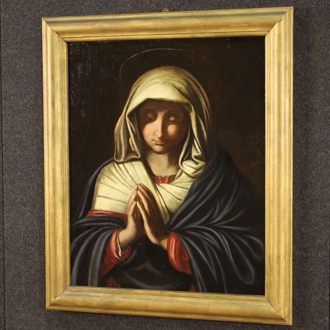 Da Sassoferrato, Madonna in preghiera, olio su tela, fine '600 1341056