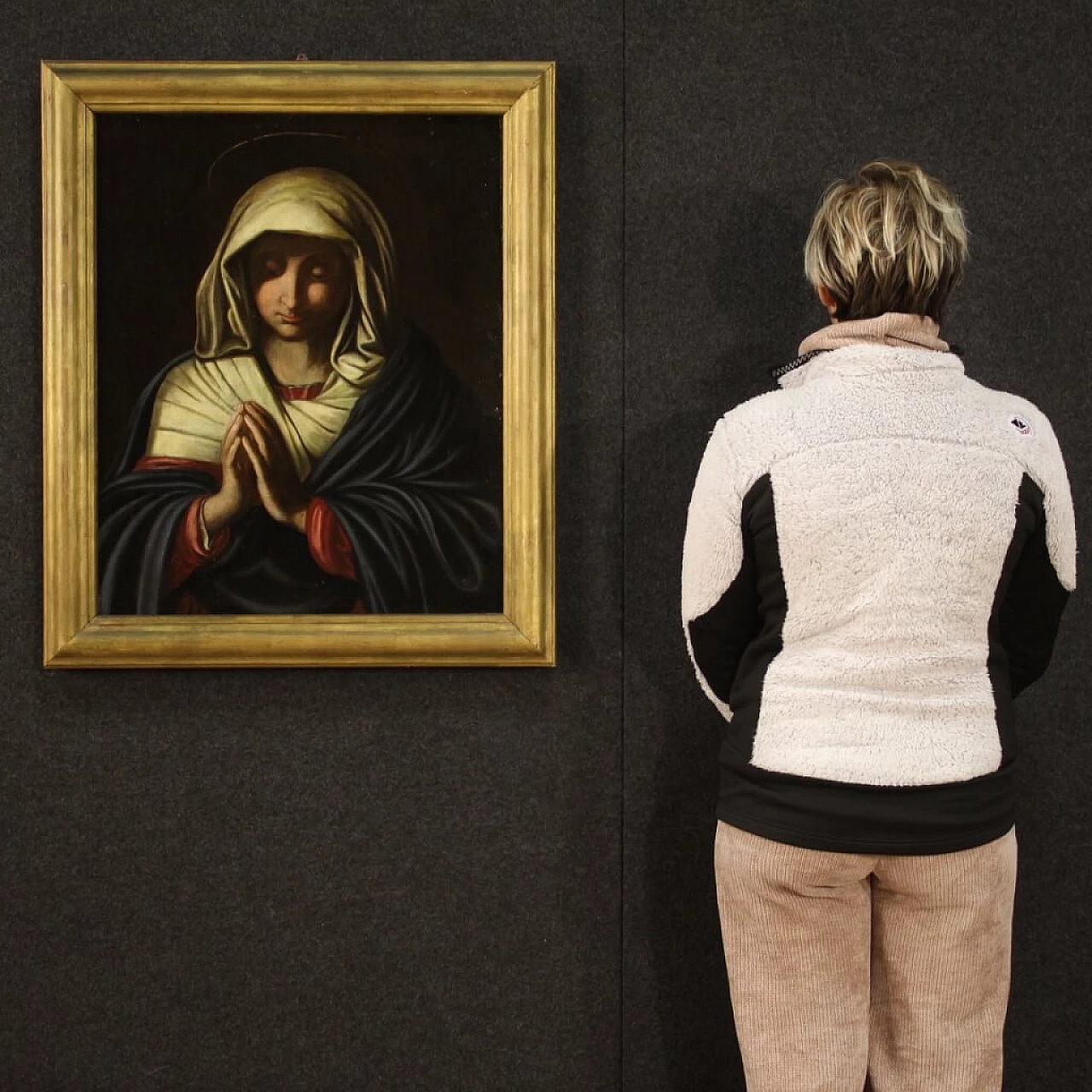 Da Sassoferrato, Madonna in preghiera, olio su tela, fine '600 1341059