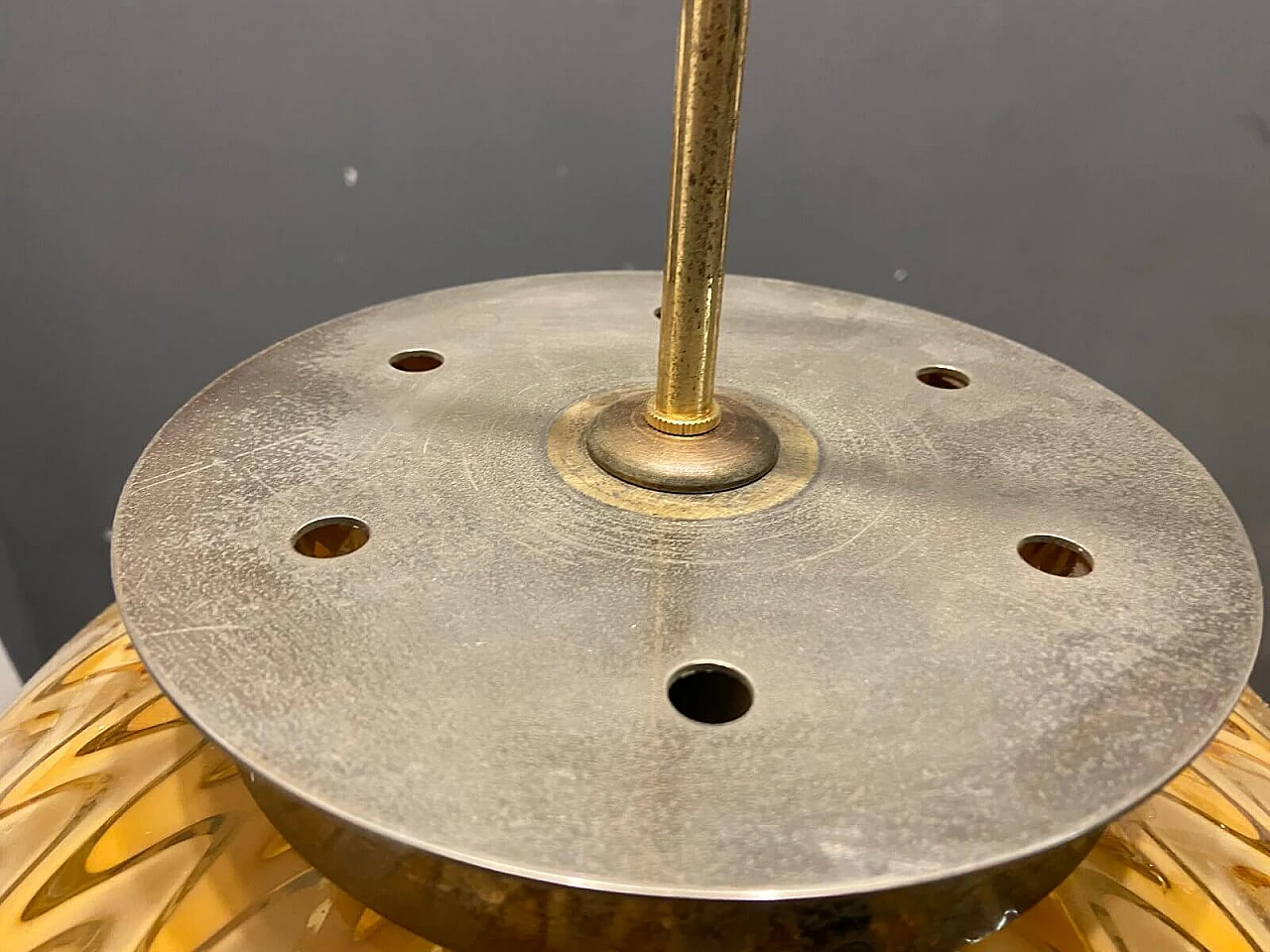 Sfera chandelier by Ludovico Diaz De Santillana for Venini, 1960s 1341077