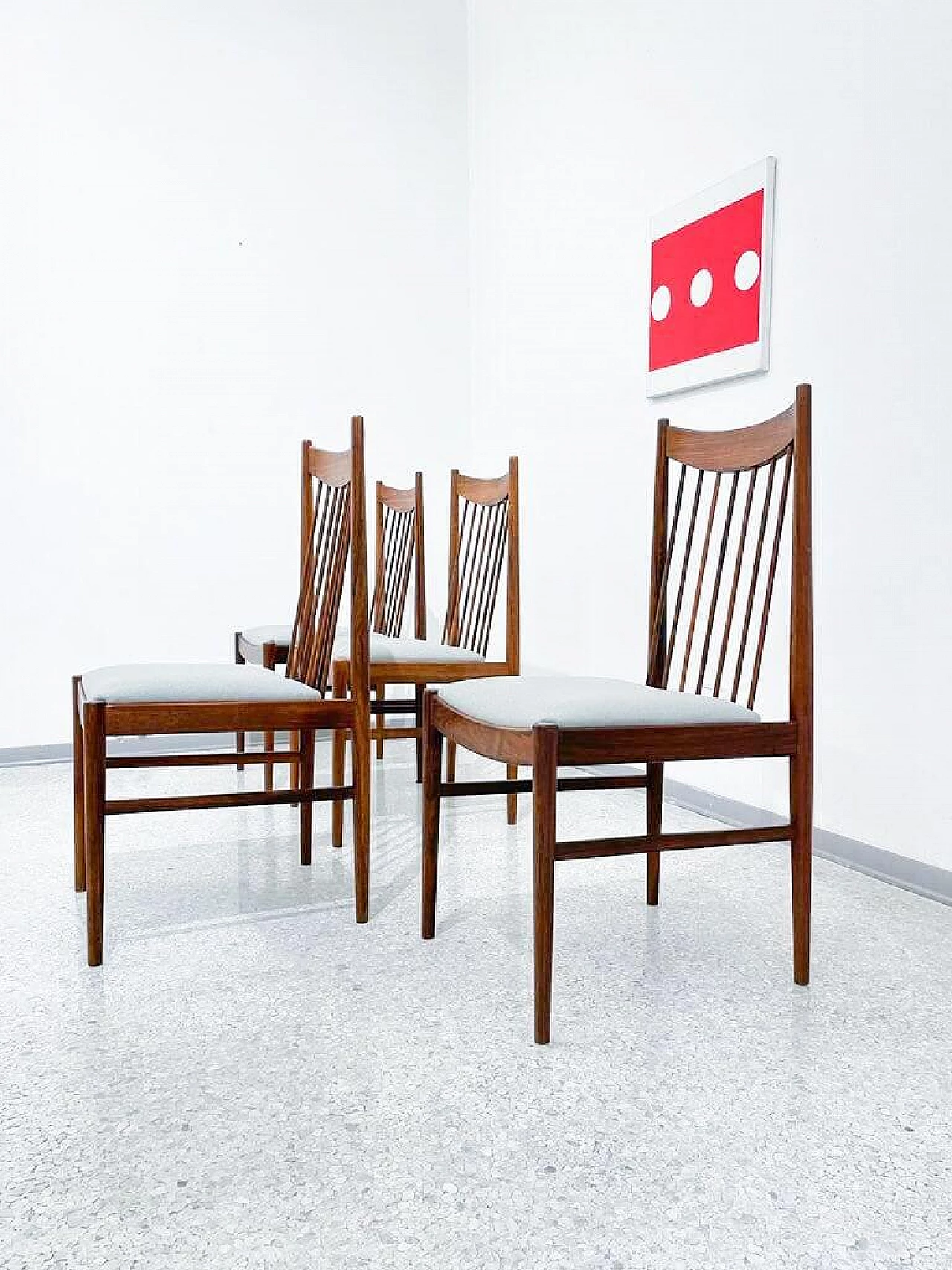 4 Danish rosewood chairs by Arne Vodder, 1960s 1341083