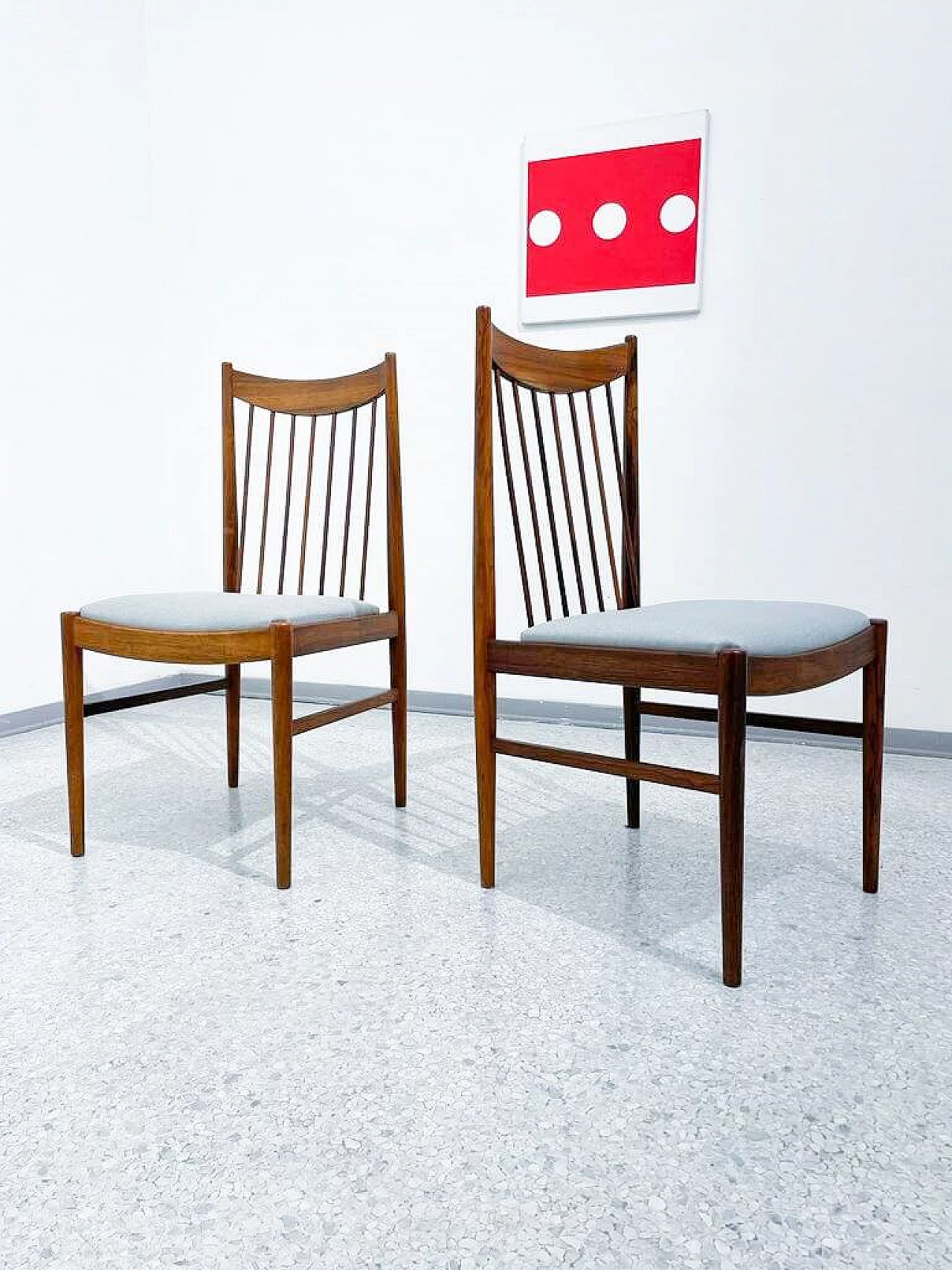 4 Danish rosewood chairs by Arne Vodder, 1960s 1341086