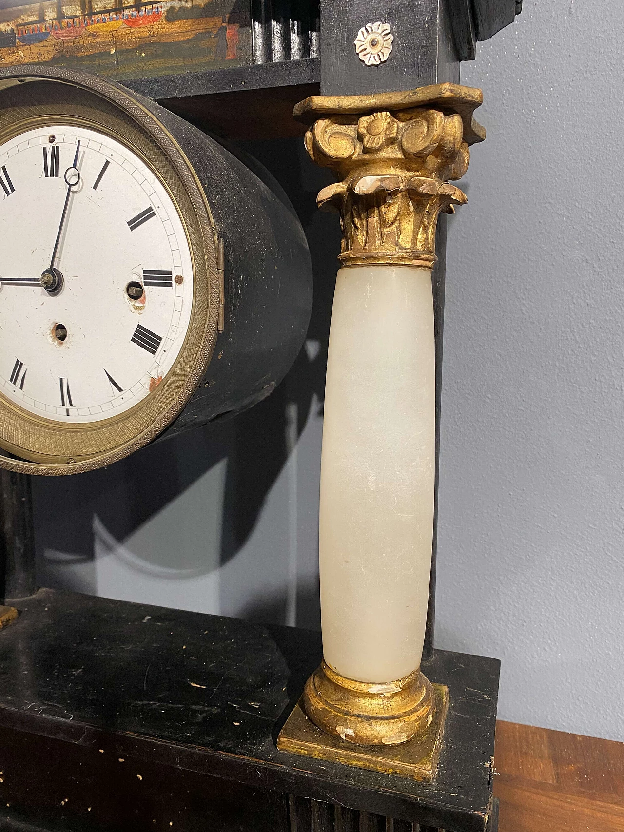 Directory clock with alabaster columns, '700 1341840