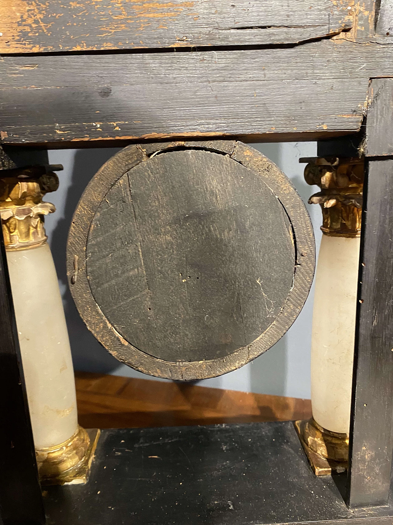 Directory clock with alabaster columns, '700 1341847