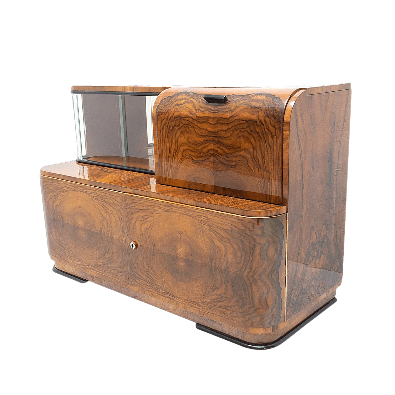 Art Deco Bar cabinet attributed to Jindřich Halabala, 1930s 1342178