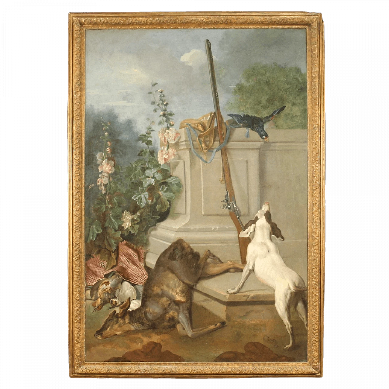 Hunting Scene, French oil painting, 18th century 1342891