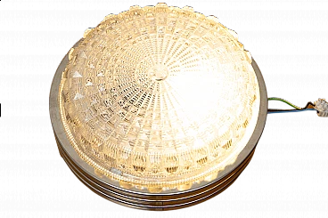 Lampada da parete in vetro di Pokrok Zilina, anni '70