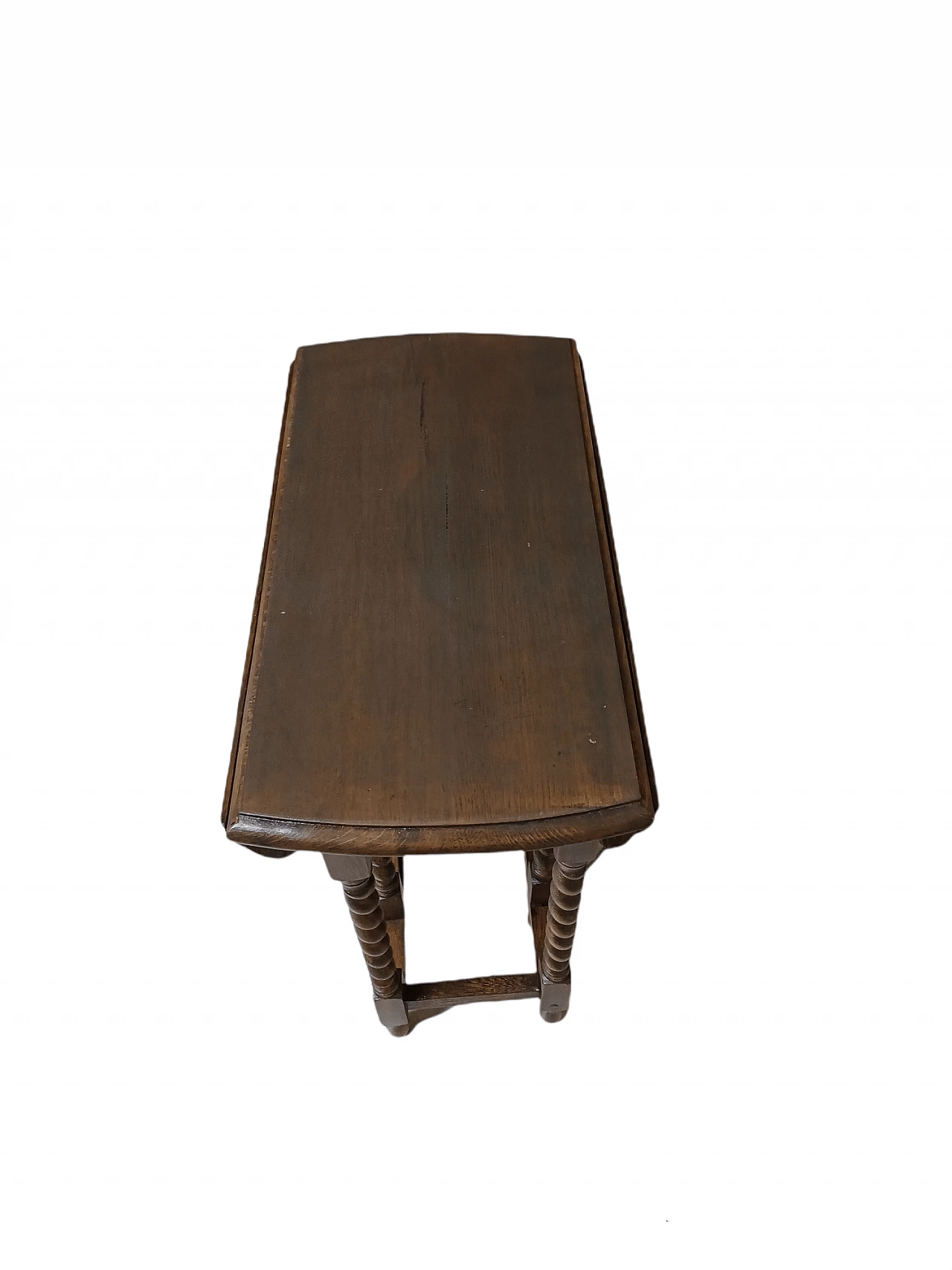 English folding oak coffee table, late 19th century 1343242