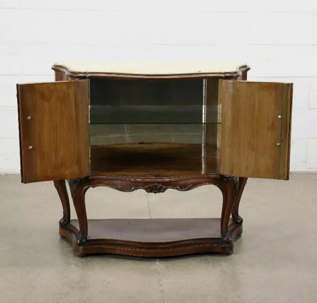 Bar cabinet with marble top, 1920s 1343276