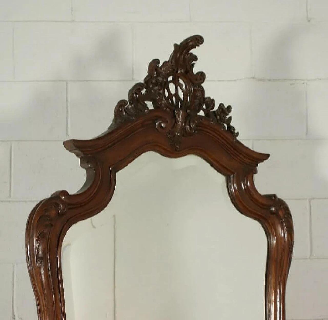 Cassettiera con specchiera in stile Barocchetto, inizio '900 1343364