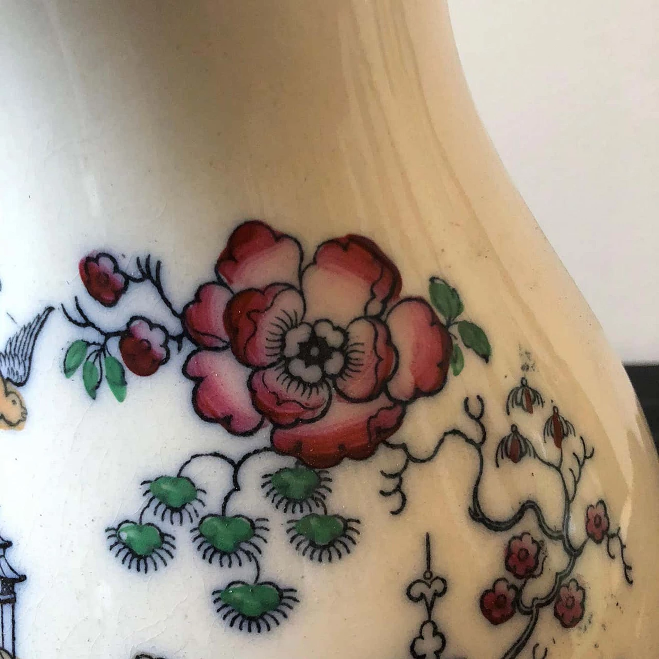 Victorian jug with oriental decor in ceramic, 19th century 1343480