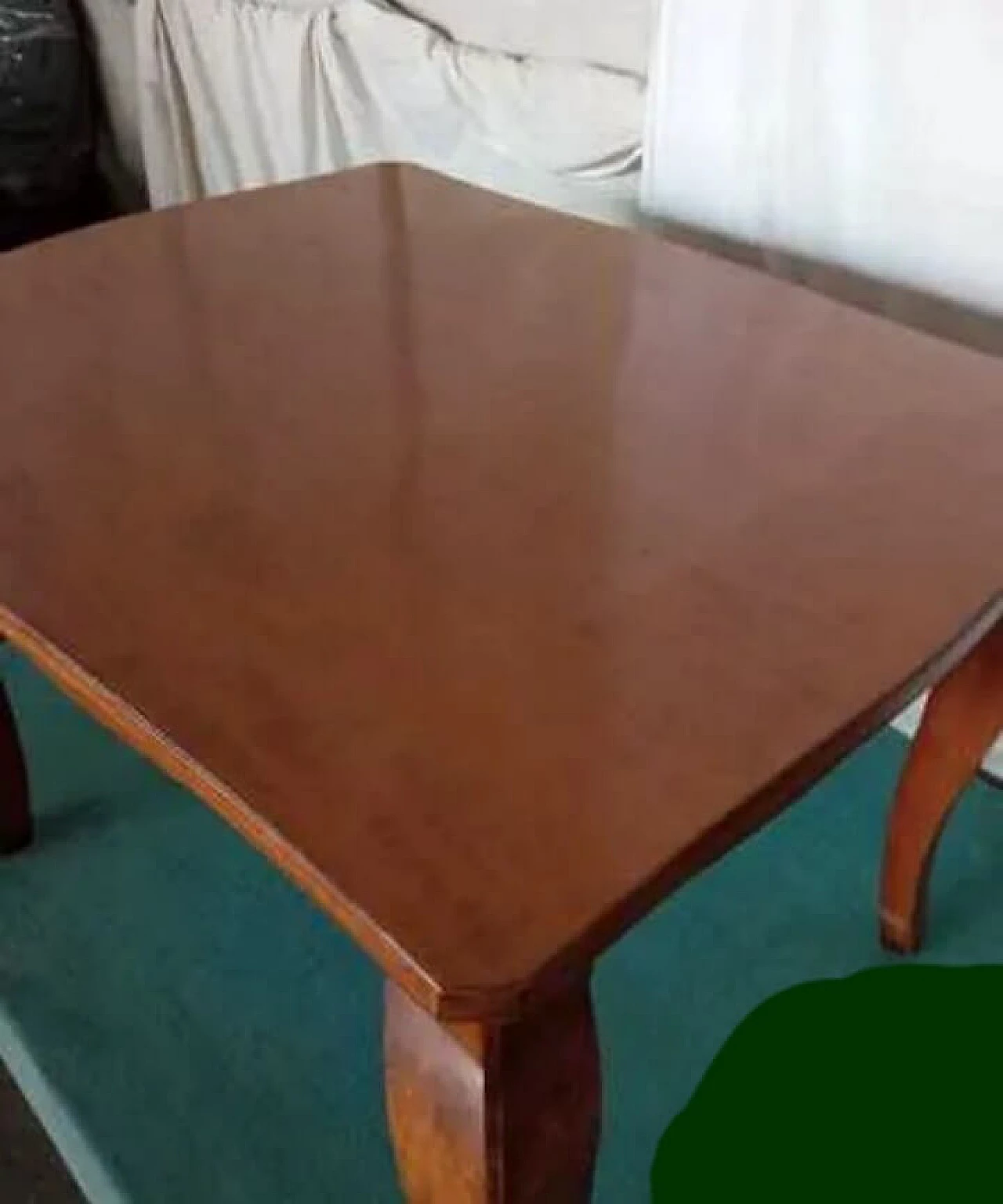 Extending solid wood table, early 20th century 1343513