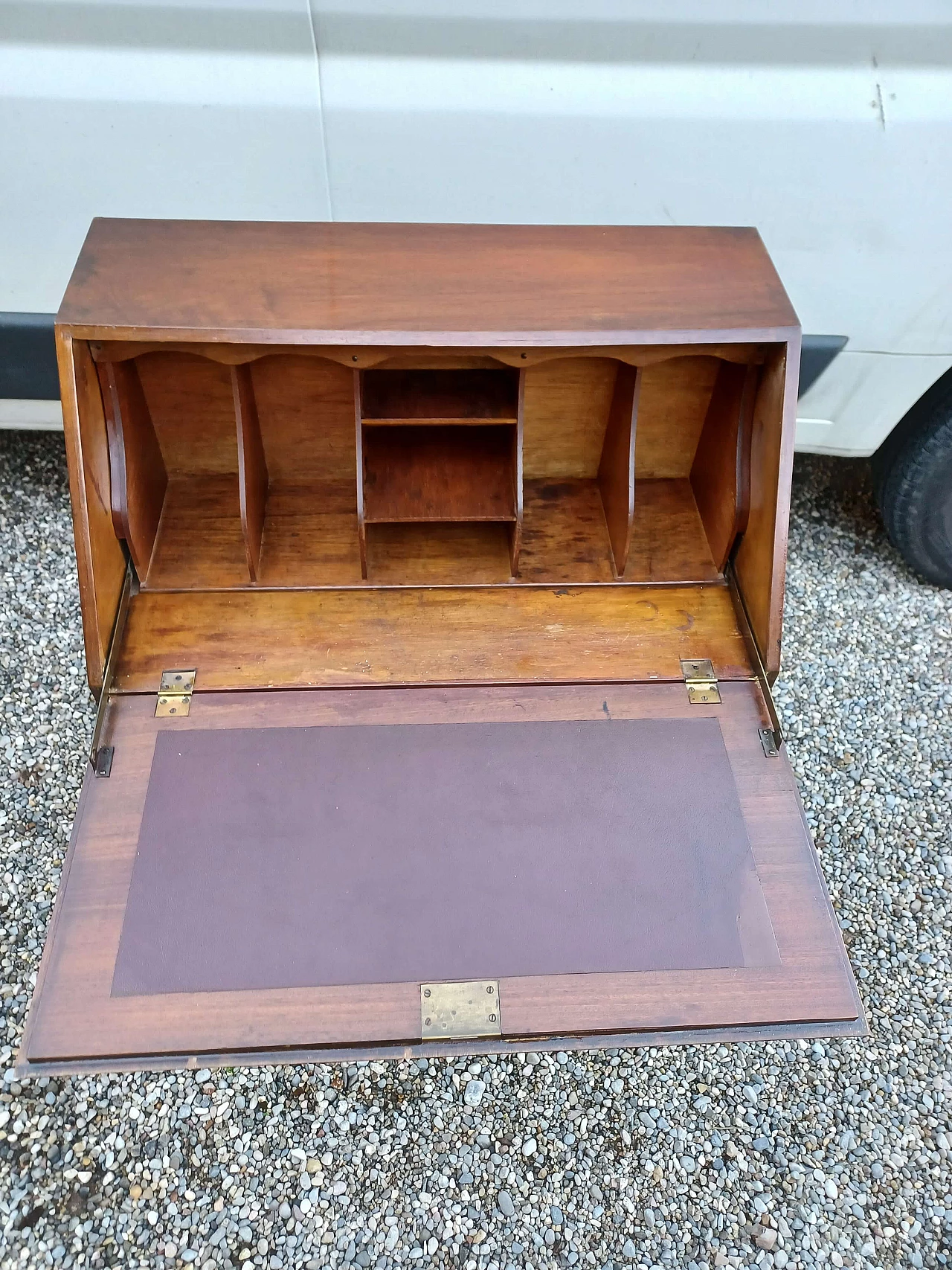 English mahogany flap cabinet, 1940s 1343517